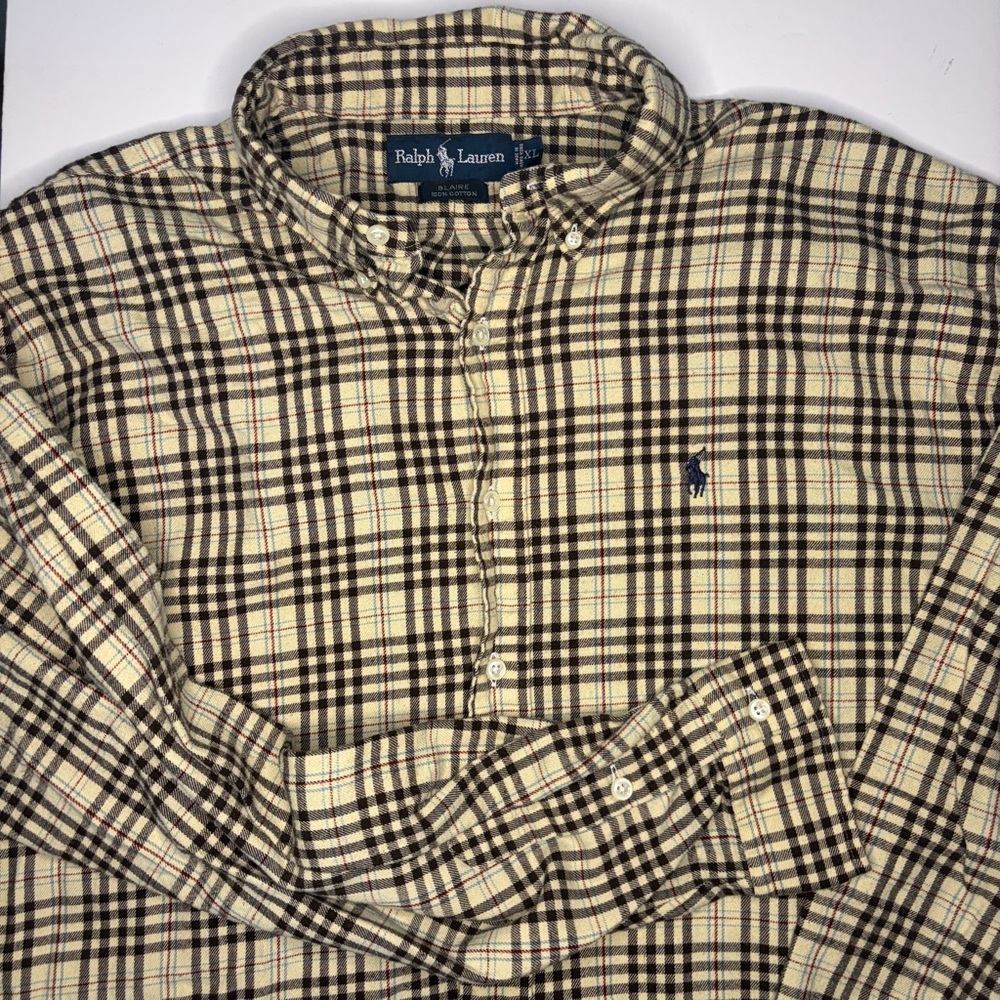VINTAGE Ralph Lauren Plaid Shirt - Picture 5 of 10